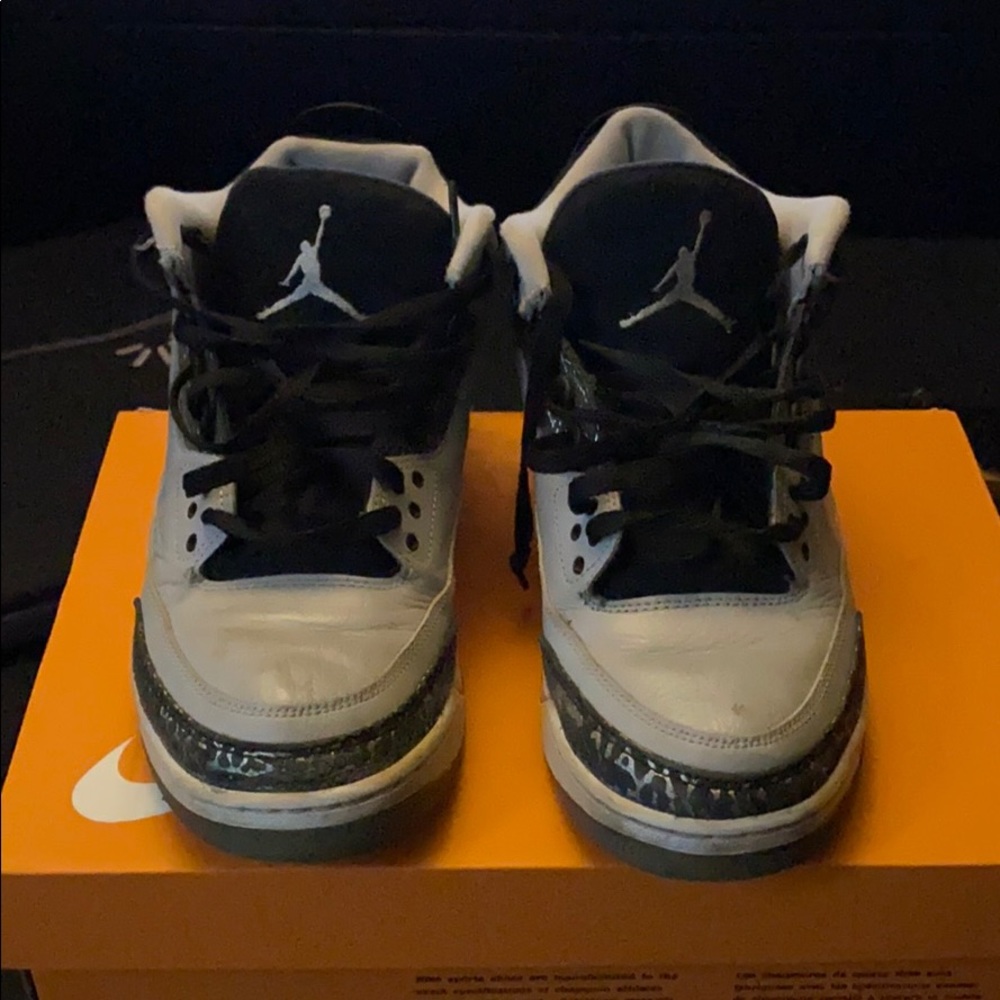 Jordan Retro 3 Wolfgrey - Picture 2 of 6